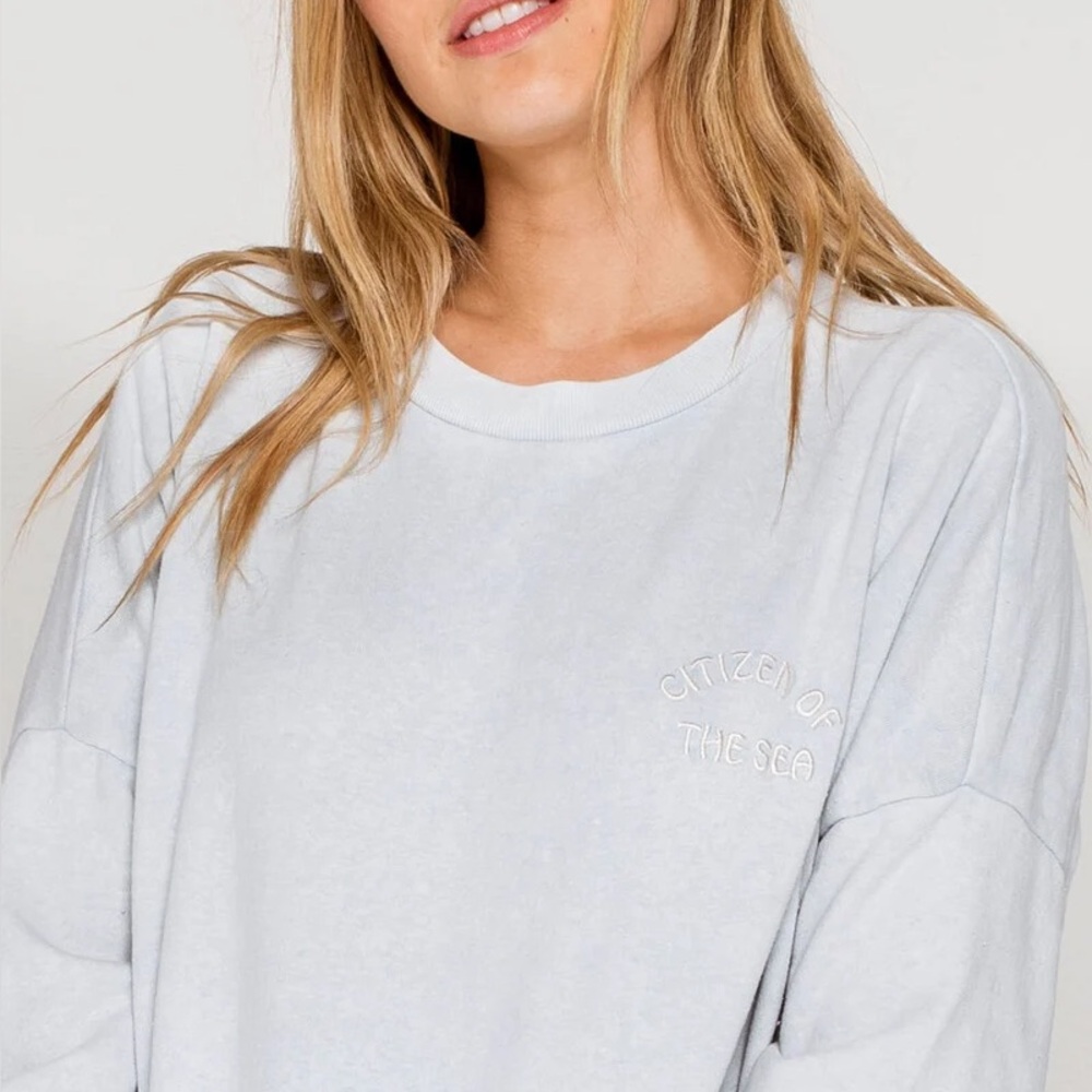 Billabong “Citizens of the Sea” Eco Premium Terry Pullover Sweatshirt - Picture 3 of 12